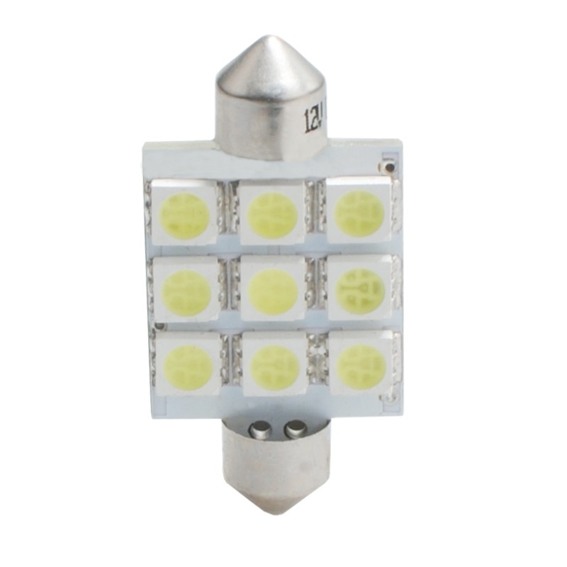 ΛΑΜΠΑΚΙΑ ΠΛΑΦΟΝΙΕΡΑΣ C5W/C10W 12V 1,44W SV8,5 41mm PREMIUM LED 9xSMD5050 ΛΕΥΚΟ 1ΤΕΜ. - M-Tech - L059W/MT ΛΑΜΠΑΚΙΑ ΠΛΑΦΟΝΙΕΡΑΣ C5W/C10W 12V 1,44W SV8,5 41mm PREMIUM LED 9xSMD5050 ΛΕΥΚΟ 1ΤΕΜ. - M-Tech - L059W/MT