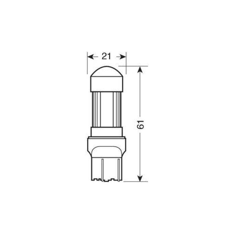 W21/5W 12V MEGA-LED30 6.500Κ W3x16q 350LM ΔΙΑΘΛΑΣΗΣ (ΚΑΡΦΩΤΟ) BLISTER 1ΤΕΜ - Lampa - L5791.9