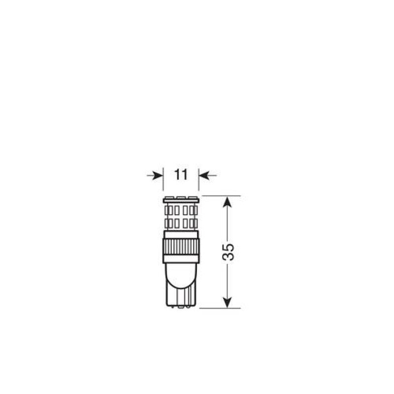 T10 W5W 24-28V W2,1x9,5d MEGA-LED36 220lm (ΔΙΠΛΗΣ ΠΟΛΙΚΟΤΗΤΑΣ) 2ΤΕΜ. - Lampa - L9827.0