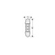 Λαμπάκια Πλαφονιέρας  24-30V SV8,5-8 10x41mm 216lm HYPER-LED (Διπλής Πολικότητας) Σακουλάκι 20τεμ - Lampa - L9826.0
