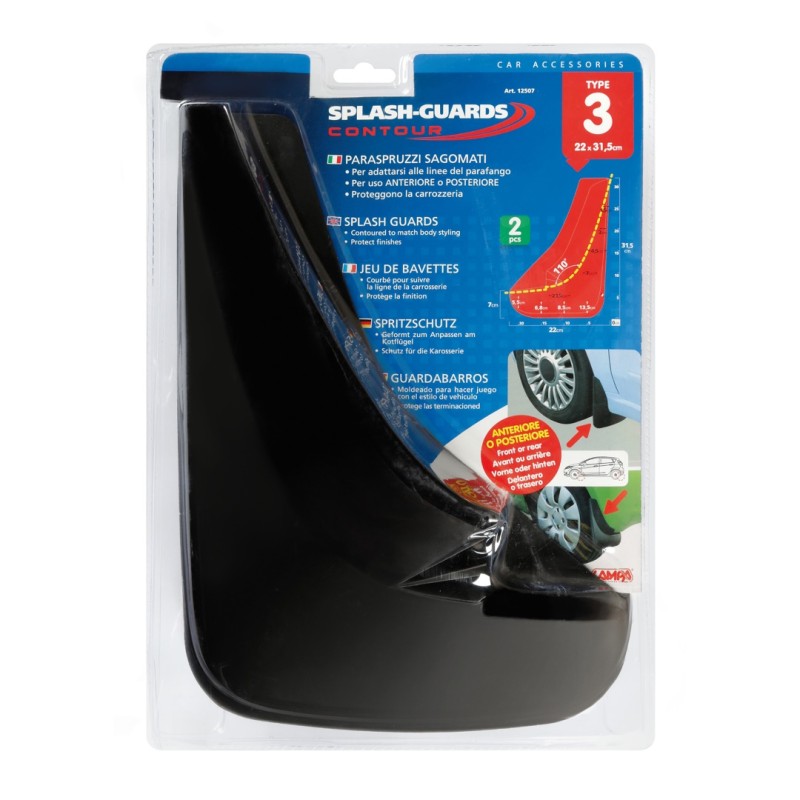 ΛΑΣΠΩΤΗΡΕΣ SPLASH-GUARDS CONTOUR 22x31,5cm TYPE-3 2ΤΕΜ. - Lampa - L1250.7 ΛΑΣΠΩΤΗΡΕΣ SPLASH-GUARDS CONTOUR 22x31,5cm TYPE-3 2ΤΕΜ. - Lampa - L1250.7