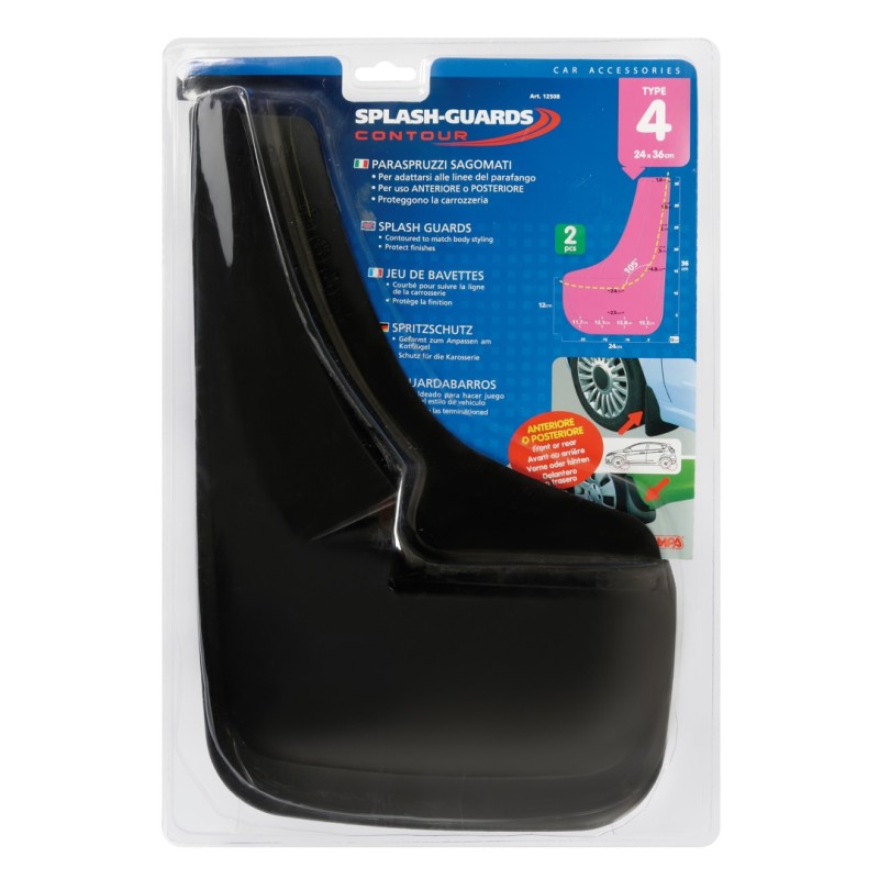 ΛΑΣΠΩΤΗΡΕΣ SPLASH-GUARDS CONTOUR TYPE-4 (24 Χ 36 cm) - 2 ΤΕΜ. - Lampa - L1250.8 ΛΑΣΠΩΤΗΡΕΣ SPLASH-GUARDS CONTOUR TYPE-4 (24 Χ 36 cm) - 2 ΤΕΜ. - Lampa - L1250.8