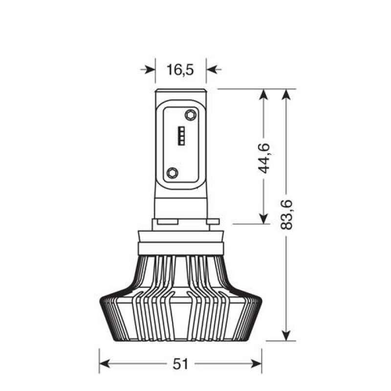 H11 10-30V 6.500K 4.000lm 25W PGJ19-2 HALO LED 8LED ZES CHIPS 1ΤΕΜ. - Lampa - L5784.3 H11 10-30V 6.500K 4.000lm 25W PGJ19-2 HALO LED 8LED ZES CHIPS 1ΤΕΜ. - Lampa - L5784.3