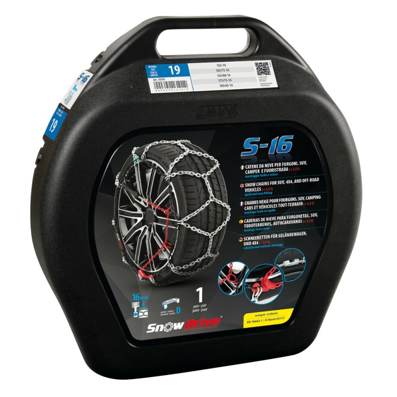 ΑΛΥΣΙΔΕΣ ΧΙΟΝΙΟΥ 4X4/SUV S-16 16MM GR19 LAMPA - 2 ΤΕΜ. - Lampa - L1610.1 ΑΛΥΣΙΔΕΣ ΧΙΟΝΙΟΥ 4X4/SUV S-16 16MM GR19 LAMPA - 2 ΤΕΜ. - Lampa - L1610.1
