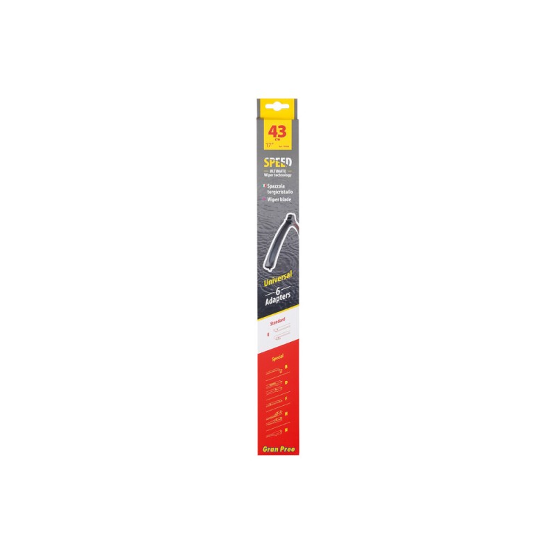 ΥΑΛΟΚΑΘΑΡΙΣΤΗΡΑΣ GRAN PREE SPEED MULTI-FIT ΜΕ 6 ΑΝΤΑΠΤΟΡΕΣ 43CM 17'' LAMPA - 1 TEM. - Lampa - L1933.4 ΥΑΛΟΚΑΘΑΡΙΣΤΗΡΑΣ GRAN PREE SPEED MULTI-FIT ΜΕ 6 ΑΝΤΑΠΤΟΡΕΣ 43CM 17'' LAMPA - 1 TEM. - Lampa - L1933.4