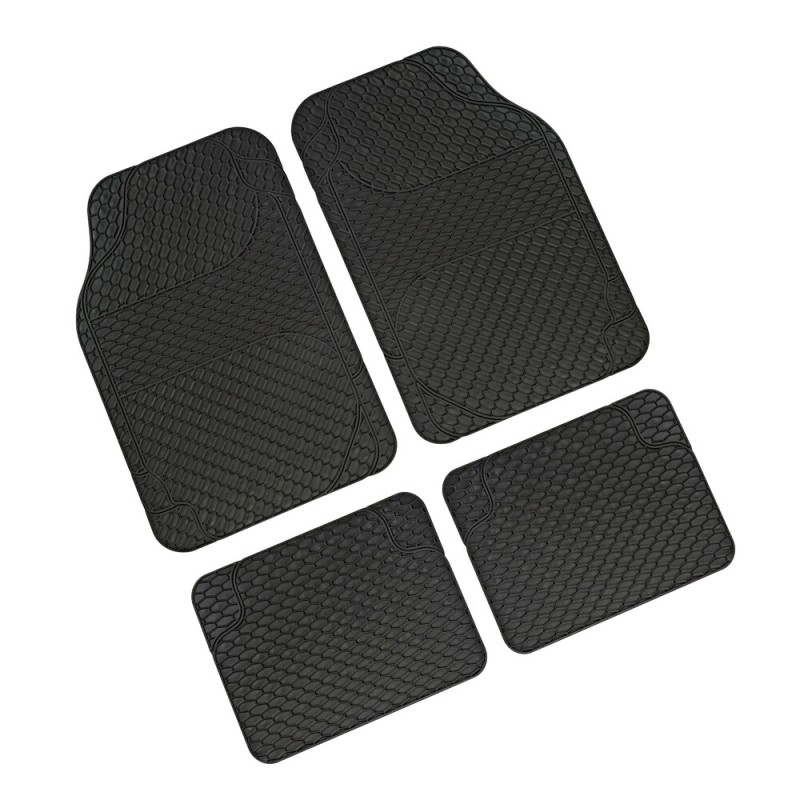 ΠΑΤΑΚΙΑ ΛΑΣΤΙΧΟ DRENA GOMMA 4 UNIVERSAL ΜΑΥΡΑ 43,5x66cm+44,5x33,5cm LAMPA - 4 ΤΕΜ - Lampa - L2648.1