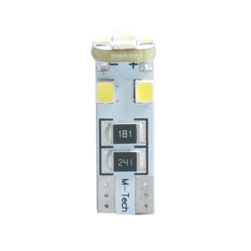 T10 W5W 12V W2,1x9,5d LED 8xSMD3528 ΛΕΥΚΟ (ΚΑΡΦΩΤΟ CAN-BUS) 1ΤΕΜ. M-TECH - M-Tech - L312W/MT T10 W5W 12V W2,1x9,5d LED 8xSMD3528 ΛΕΥΚΟ (ΚΑΡΦΩΤΟ CAN-BUS) 1ΤΕΜ. M-TECH - M-Tech - L312W/MT