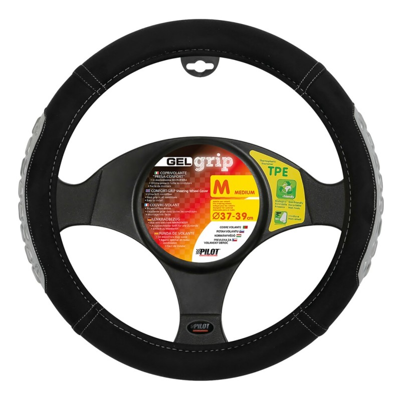 ΚΑΛΥΜΜΑ ΤΙΜΟΝΙΟΥ GEL GRIP (M) 37/39cm ΜΙΚΡΟΙΝΕΣ/ΤΖΕΛ ΜΑΥΡΟ/ΓΚΡΙ ΑΟΣΜΟ ECO-FRIENDLY - Lampa - L3295.1 ΚΑΛΥΜΜΑ ΤΙΜΟΝΙΟΥ GEL GRIP (M) 37/39cm ΜΙΚΡΟΙΝΕΣ/ΤΖΕΛ ΜΑΥΡΟ/ΓΚΡΙ ΑΟΣΜΟ ECO-FRIENDLY - Lampa - L3295.1