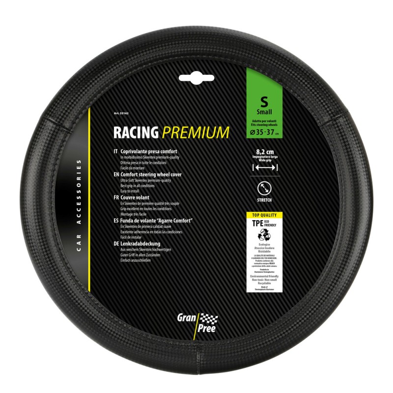 ΚΑΛΥΜΜΑ ΤΙΜΟΝΙΟΥ RACING PREMIUM BLACK (S) 35/37cm ΣΥΝΘΕΤΙΚΟ ΔΕΡΜΑ SKEENTEX ΜΑΥΡΟ/CARBON LOOK LAMPA - 1 ΤΕΜ. - Lampa - L3316.2 ΚΑΛΥΜΜΑ ΤΙΜΟΝΙΟΥ RACING PREMIUM BLACK (S) 35/37cm ΣΥΝΘΕΤΙΚΟ ΔΕΡΜΑ SKEENTEX ΜΑΥΡΟ/CARBON LOOK LAMPA - 1 ΤΕΜ. - Lampa - L3316.2