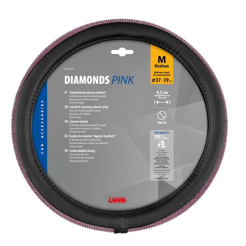ΚΑΛΥΜΜΑ ΤΙΜΟΝΙΟΥ DIAMONDS PINK (Μ) 37/39cm ΣΥΝΘΕΤΙΚΟ ΔΕΡΜΑ SKEENTEX ΜΑΥΡΟ/POZ LAMPA - 1 ΤΕΜ. - Lampa - L3317.3 ΚΑΛΥΜΜΑ ΤΙΜΟΝΙΟΥ DIAMONDS PINK (Μ) 37/39cm ΣΥΝΘΕΤΙΚΟ ΔΕΡΜΑ SKEENTEX ΜΑΥΡΟ/POZ LAMPA - 1 ΤΕΜ. - Lampa - L3317.3