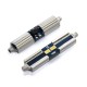 ΛΑΜΠΑΚΙΑ ΠΛΑΦΟΝΙΕΡΑΣ C5W/C10W 12V 2W SV8,5 42mm CAN-BUS+RADIATOR LED 2xSMD3632 SAMSUNG ΛΕΥΚΟ 1ΤΕΜ - M-Tech - L351W/MT