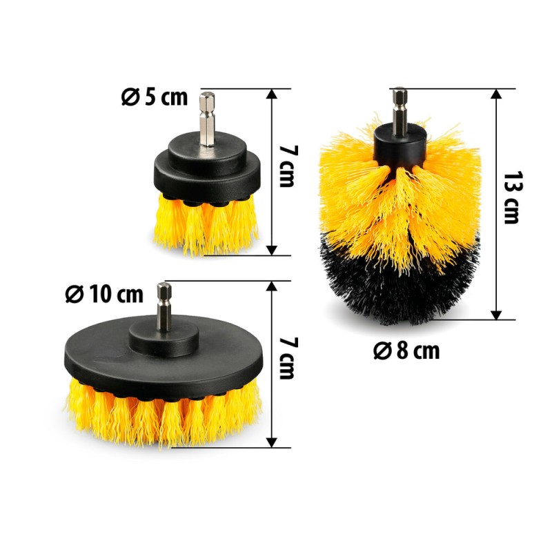 ΒΟΥΡΤΣΕΣ ΠΛΥΣΙΜΑΤΟΣ VORTEX 10/8/5cm ΓΙΑ ΔΡΑΠΑΝΟ ΣΕΤ LAMPA - 3 ΤΕΜ. - Lampa - L3731.2 ΒΟΥΡΤΣΕΣ ΠΛΥΣΙΜΑΤΟΣ VORTEX 10/8/5cm ΓΙΑ ΔΡΑΠΑΝΟ ΣΕΤ LAMPA - 3 ΤΕΜ. - Lampa - L3731.2