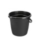 ΚΟΥΒΑΣ ΠΛΑΣΤΙΚΟΣ ΜΕ ΧΕΡΟΥΛΙ BUCKY 10L ΜΑΥΡΟΣ LAMPA - 1 ΤΕΜ. - Lampa - L3738.8