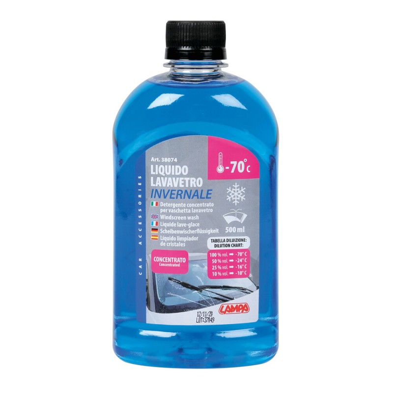ΥΓΡΟ ΥΑΛΟΚΑΘΑΡΙΣΤΗΡΩΝ SCREEN-WASH INVERNALE -70°C 500ml LAMPA - 1 ΤΕΜ. - Lampa - L3807.4 ΥΓΡΟ ΥΑΛΟΚΑΘΑΡΙΣΤΗΡΩΝ SCREEN-WASH INVERNALE -70°C 500ml LAMPA - 1 ΤΕΜ. - Lampa - L3807.4