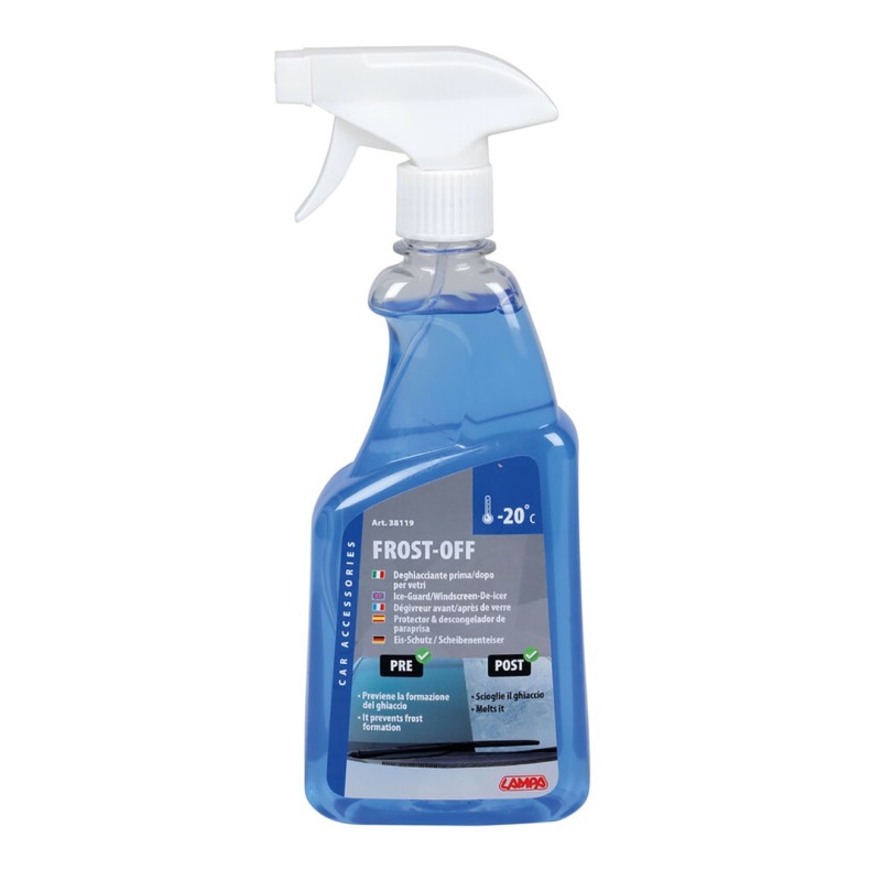 ΑΝΤΙΠΑΓΩΤΙΚΟ ΥΓΡΟ ΓΙΑ ΤΖΑΜΙΑ FROST-OFF -20°C 500ML ΣΕ ΣΠΡΕΫ - 1 Τεμ. - Lampa - L3811.9 ΑΝΤΙΠΑΓΩΤΙΚΟ ΥΓΡΟ ΓΙΑ ΤΖΑΜΙΑ FROST-OFF -20°C 500ML ΣΕ ΣΠΡΕΫ - 1 Τεμ. - Lampa - L3811.9