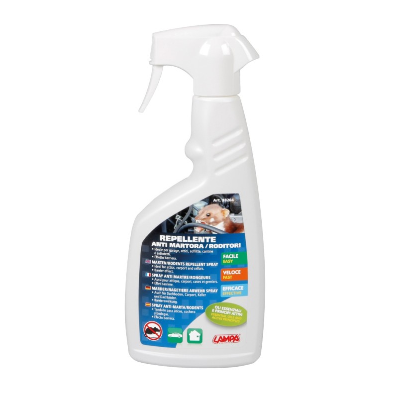 ΑΠΩΘΗΤΙΚΟ ΤΡΩΚΤΙΚΩΝ (ΚΟΥΝΑΒΙ-ΠΟΝΤΙΚΙ) 500ml MARTEN/RODENTS REPELLENT SPRAY - Lampa - L3820.4 ΑΠΩΘΗΤΙΚΟ ΤΡΩΚΤΙΚΩΝ (ΚΟΥΝΑΒΙ-ΠΟΝΤΙΚΙ) 500ml MARTEN/RODENTS REPELLENT SPRAY - Lampa - L3820.4