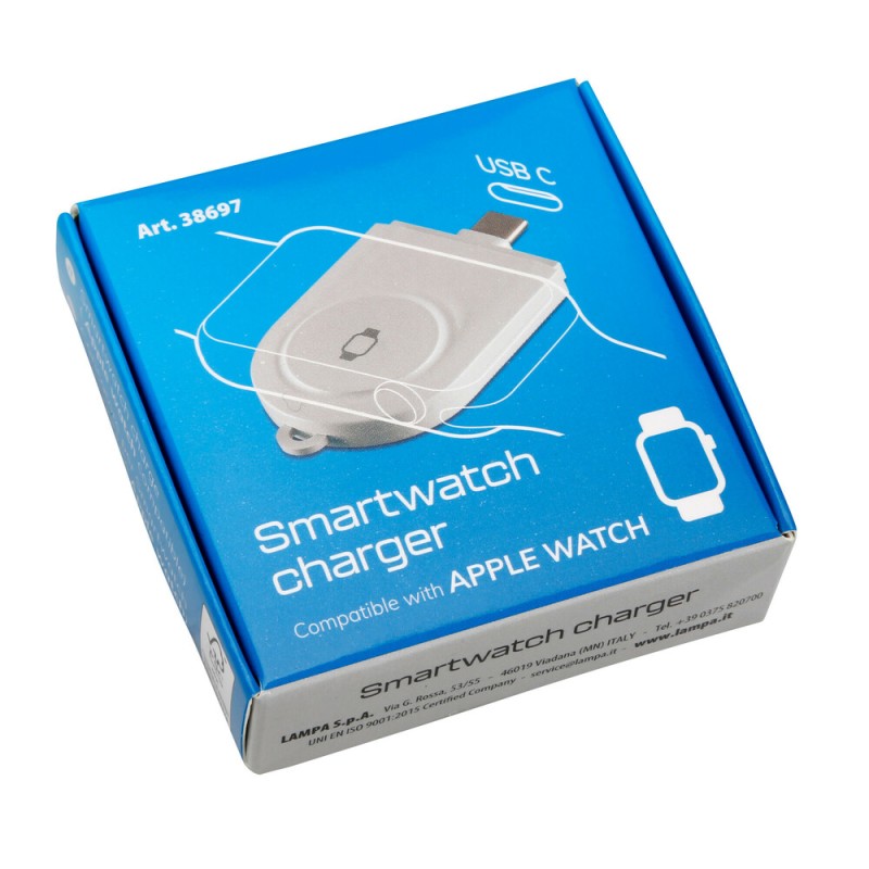 ΦΟΡΤΙΣΤΗΣ SMARTWATCH/APPLE WATCH SMARTPHONE ESSENTIALS ΓΙΑ ΘΥΡΑ USB-C LAMPA - 1 ΤΕΜ. - Lampa - L3869.7/T ΦΟΡΤΙΣΤΗΣ SMARTWATCH/APPLE WATCH SMARTPHONE ESSENTIALS ΓΙΑ ΘΥΡΑ USB-C LAMPA - 1 ΤΕΜ. - Lampa - L3869.7/T