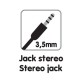 ΚΑΛΩΔΙΟ ΗΧΟΥ ΓΙΑ ΘΥΡΑ AUX 100cm STEREO JACK ESSENTIALS LINE (JACK ΣΕ JACK 3,5 mm) - Lampa - 3881.2-LM ΚΑΛΩΔΙΟ ΗΧΟΥ ΓΙΑ ΘΥΡΑ AUX 100cm STEREO JACK ESSENTIALS LINE (JACK ΣΕ JACK 3,5 mm) - Lampa - 3881.2-LM