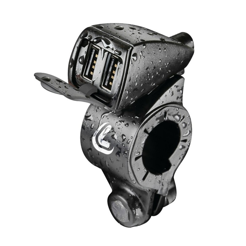 ΦΟΡΤΙΣΤΗΣ USB ΔΙΠΛΟΣ TREK 12/24V 5400mA ΜΕ ΒΑΣΗ ΣΤΗΡΙΞΗΣ ΤΙΜΟΝΙΟΥ 21-32mm ΚΑΙ ΚΑΛΩΔΙΟ 150cm ΑΔΙΑΒΡΟΧΟΣ - Lampa - L3882.8/T ΦΟΡΤΙΣΤΗΣ USB ΔΙΠΛΟΣ TREK 12/24V 5400mA ΜΕ ΒΑΣΗ ΣΤΗΡΙΞΗΣ ΤΙΜΟΝΙΟΥ 21-32mm ΚΑΙ ΚΑΛΩΔΙΟ 150cm ΑΔΙΑΒΡΟΧΟΣ - Lampa - L3882.8/T