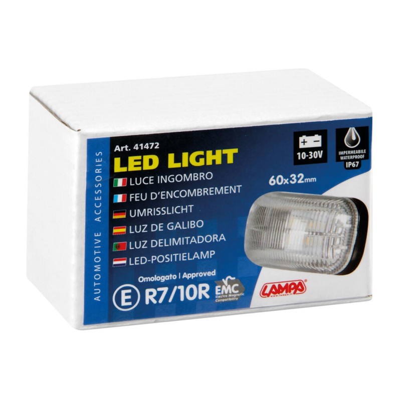 ΦΩΣ ΟΓΚΟΥ 10-30V ΜΕ 4 LED ΛΕΥΚΟ 60x32x25mm 1ΤΕΜ. - Lampa - L4147.2 ΦΩΣ ΟΓΚΟΥ 10-30V ΜΕ 4 LED ΛΕΥΚΟ 60x32x25mm 1ΤΕΜ. - Lampa - L4147.2