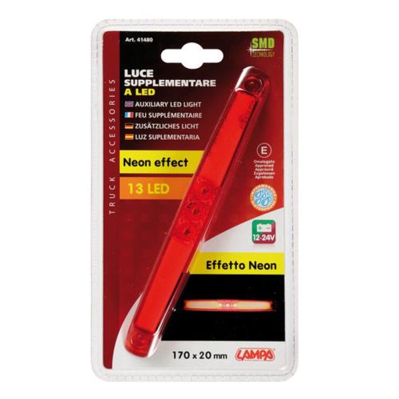 ΦΩΣ ΘΕΣΕΩΣ 12/24V 13LED NEON EFFECT 17cm ΚΟΚΚΙΝΟ ΑΔΙΑΒΡΟΧΟ - Lampa - L4148.0 ΦΩΣ ΘΕΣΕΩΣ 12/24V 13LED NEON EFFECT 17cm ΚΟΚΚΙΝΟ ΑΔΙΑΒΡΟΧΟ - Lampa - L4148.0