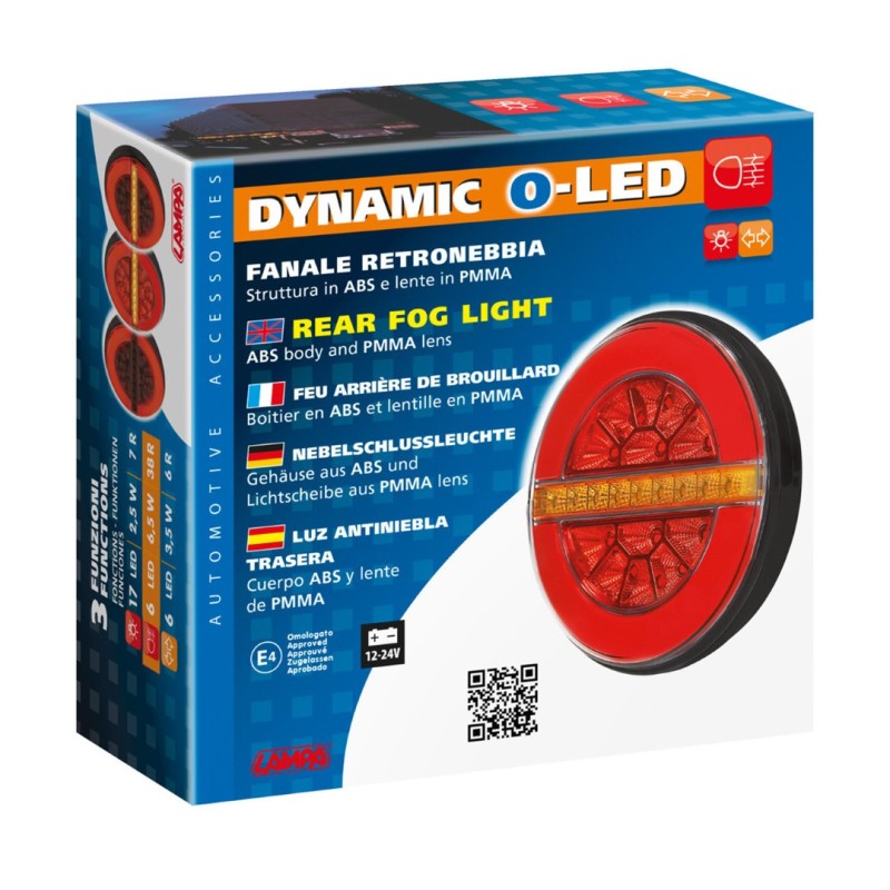 ΦΩΣ ΠΙΣΩ ΑΡΙΣΤΕΡΟ 12/24V DYNAMIC-O 140 mm ΜΕ 29 LED 3 ΧΡΗΣΕΙΣ ΟΜΙΧΛΗΣ/ΘΕΣΕΩΣ/ΦΛΑΣ (ΚΟΚΚΙΝΟ/ΠΟΡΤΟΚΑΛΙ) - 1 ΤΕΜ. - Lampa - L4155.0 ΦΩΣ ΠΙΣΩ ΑΡΙΣΤΕΡΟ 12/24V DYNAMIC-O 140 mm ΜΕ 29 LED 3 ΧΡΗΣΕΙΣ ΟΜΙΧΛΗΣ/ΘΕΣΕΩΣ/ΦΛΑΣ (ΚΟΚΚΙΝΟ/ΠΟΡΤΟΚΑΛΙ) - 1 ΤΕΜ. - Lampa - L4155.0