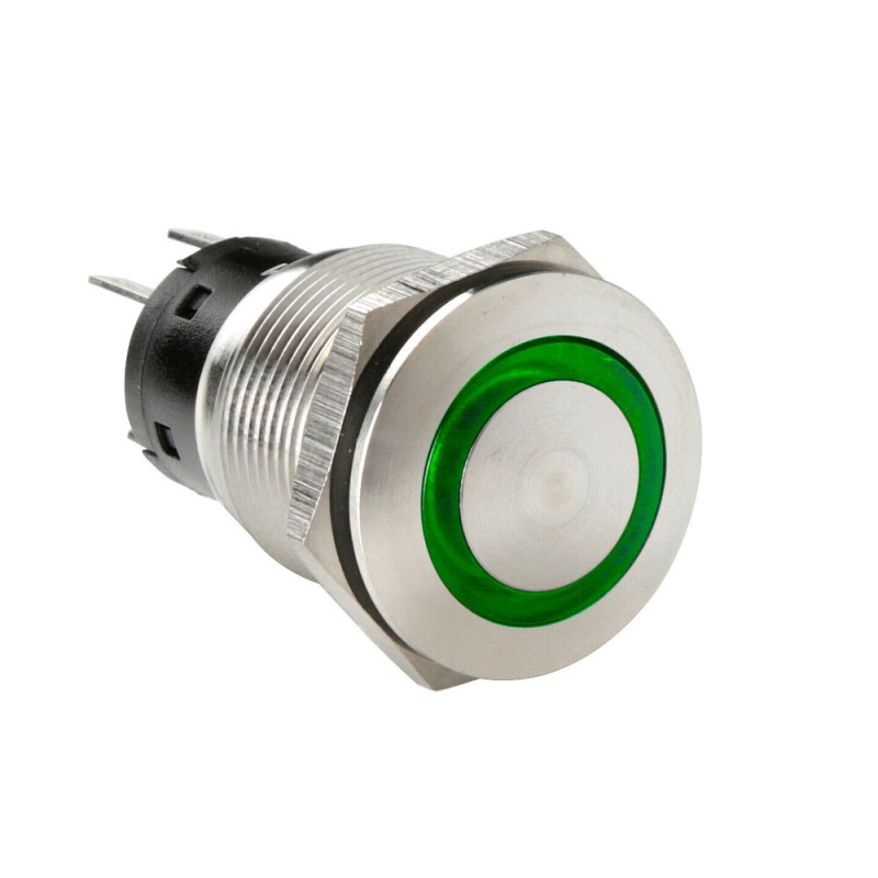 ΔΙΑΚΟΠΤΗΣ ΜΠΟΥΤΟΝ (BUTTON) 12/24V 5Amax 5PIN IP65 ON/OFF ME LED ΠΡΑΣΙΝΟ ΑΝΟΞΕΙΔΩΤΟ ΑΤΣΑΛΙ LAMPA - 1 TEM. - Lampa - L4557.5 ΔΙΑΚΟΠΤΗΣ ΜΠΟΥΤΟΝ (BUTTON) 12/24V 5Amax 5PIN IP65 ON/OFF ME LED ΠΡΑΣΙΝΟ ΑΝΟΞΕΙΔΩΤΟ ΑΤΣΑΛΙ LAMPA - 1 TEM. - Lampa - L4557.5