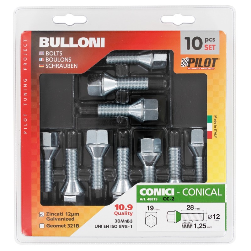 ΜΠΟΥΛΟΝΙΑ ΚΩΝΙΚΑ 12x1.25 28mm 19 ΚΛΕΙΔΙ - Lampa - L4881.9 ΜΠΟΥΛΟΝΙΑ ΚΩΝΙΚΑ 12x1.25 28mm 19 ΚΛΕΙΔΙ - Lampa - L4881.9