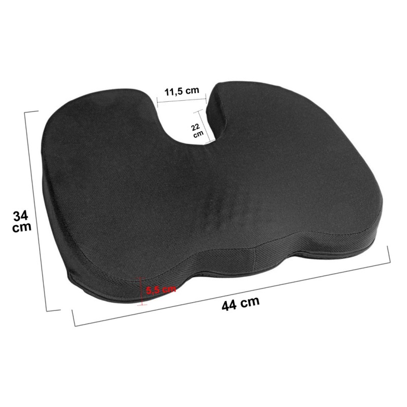 ΜΑΞΙΛΑΡΙ ΚΑΘΙΣΜΑΤΟΣ ERGO SEAT CONTOUR ΜΕ GEL ΚΑΙ ΑΦΡΟ MEMORY FOAM (ΜΑΥΡΟ) - 1 ΤΕΜ. - Lampa - L5436.4 ΜΑΞΙΛΑΡΙ ΚΑΘΙΣΜΑΤΟΣ ERGO SEAT CONTOUR ΜΕ GEL ΚΑΙ ΑΦΡΟ MEMORY FOAM (ΜΑΥΡΟ) - 1 ΤΕΜ. - Lampa - L5436.4