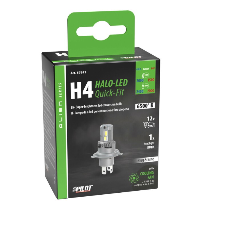 ΛΑΜΠΑ LED H4 12V 6.500K P43t ΘΕΡΜΟ 2.000lm/2.400lm+ΨΥΧΡΟ1.500/2.000lm 25W HALO LED QUICK FIT ALIEN SERIES LAMPA - 1 ΤΕΜ. - Lampa - L5769.1 ΛΑΜΠΑ LED H4 12V 6.500K P43t ΘΕΡΜΟ 2.000lm/2.400lm+ΨΥΧΡΟ1.500/2.000lm 25W HALO LED QUICK FIT ALIEN SERIES LAMPA - 1 ΤΕΜ. - Lampa - L5769.1
