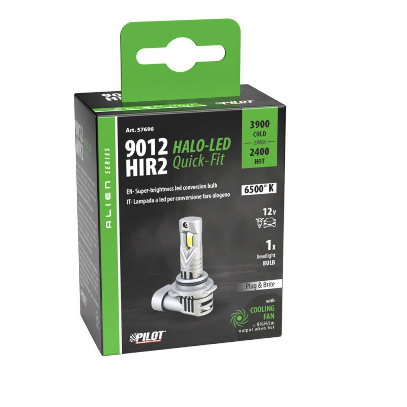 ΛΑΜΠΑ LED HIR2 9012 12V PX22d 6.500K ΨΥΧΡΟ 3.900lm/ΘΕΡΜΟ 2.400lm 35W HALO LED QUICK FIT ALIEN SERIES LAMPA - 1 ΤΕΜ. - Lampa - L5769.6
