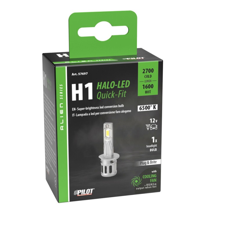 ΛΑΜΠΑ LED H1 12V P14,5s 6.500K ΨΥΧΡΟ 2.700lm/ΘΕΡΜΟ 1.600lm 25W HALO LED QUICK FIT ALIEN SERIES LAMPA - 1 ΤΕΜ. - Lampa - L5769.7 ΛΑΜΠΑ LED H1 12V P14,5s 6.500K ΨΥΧΡΟ 2.700lm/ΘΕΡΜΟ 1.600lm 25W HALO LED QUICK FIT ALIEN SERIES LAMPA - 1 ΤΕΜ. - Lampa - L5769.7