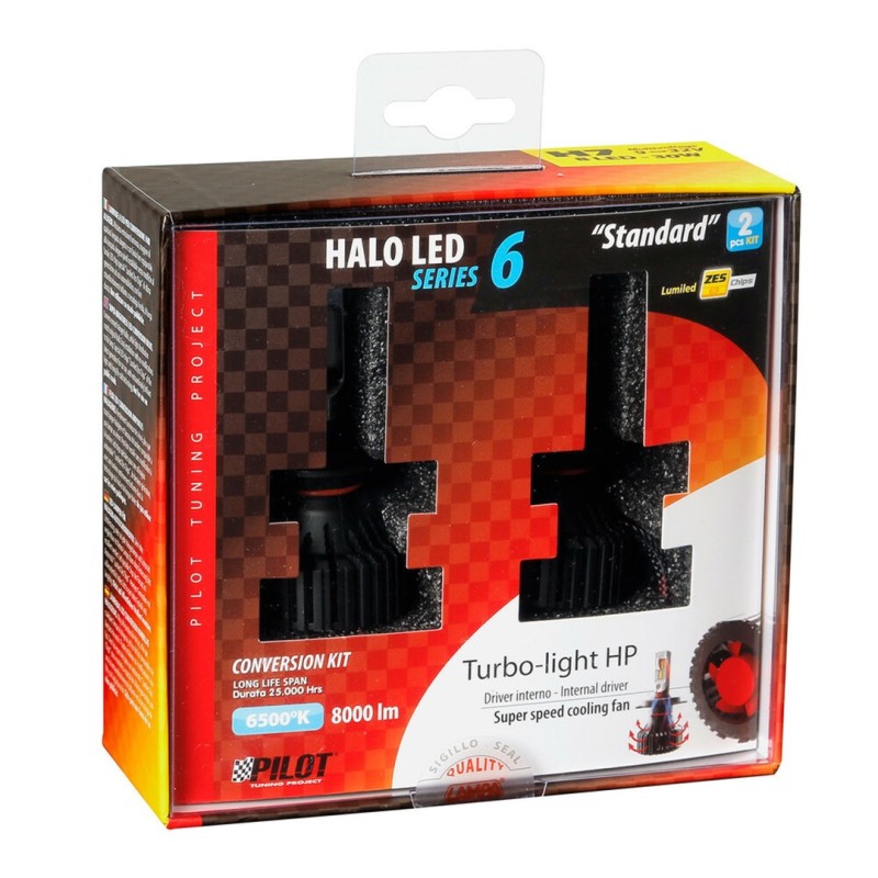H7 9-32V 6.500K 8.000lm 60W PX26d HALO LED SERIE 6 STANDARD 8LED ZES 2ΤΕΜ. LED KIT - Lampa - L5778.5 H7 9-32V 6.500K 8.000lm 60W PX26d HALO LED SERIE 6 STANDARD 8LED ZES 2ΤΕΜ. LED KIT - Lampa - L5778.5