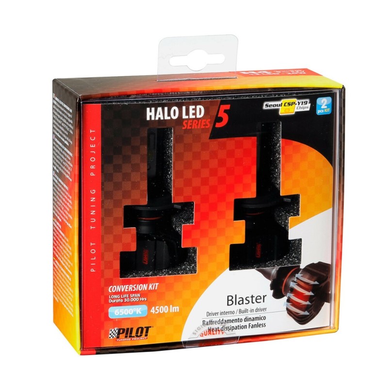H4 9-32V 6.500K 4.500lm 40W P43t HALO LED SERIE 5 BLASTER 16LED SEOUL 2ΤΕΜ. LED KIT - Lampa - L5779.1 H4 9-32V 6.500K 4.500lm 40W P43t HALO LED SERIE 5 BLASTER 16LED SEOUL 2ΤΕΜ. LED KIT - Lampa - L5779.1