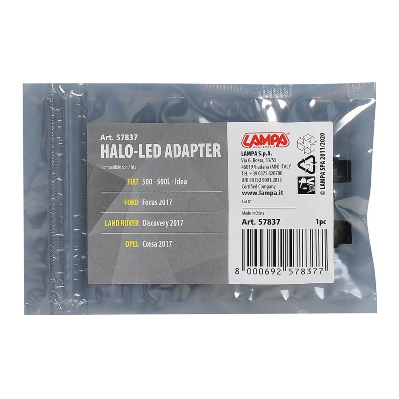 FIAT/FORD/LAND ROVER/OPEL ΑΝΤΑΠΤΟΡΑΣ ΓΙΑ HALO LED 1ΤΕΜ. - Lampa - L5783.7 FIAT/FORD/LAND ROVER/OPEL ΑΝΤΑΠΤΟΡΑΣ ΓΙΑ HALO LED 1ΤΕΜ. - Lampa - L5783.7