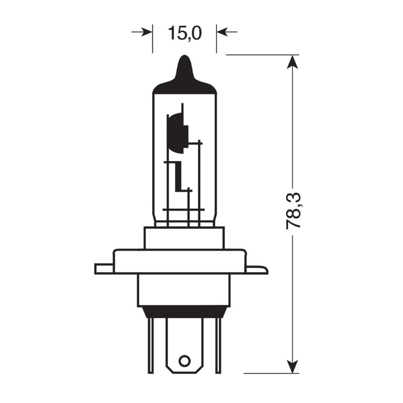 H19 12V 60/55W PU43t-3 1700/1200 lm STANDARD LINE ΑΛΟΓΟΝΟΥ (ΚΟΥΤΙ) - 1 ΤΕΜ. - Lampa - L5803.8 H19 12V 60/55W PU43t-3 1700/1200 lm STANDARD LINE ΑΛΟΓΟΝΟΥ (ΚΟΥΤΙ) - 1 ΤΕΜ. - Lampa - L5803.8