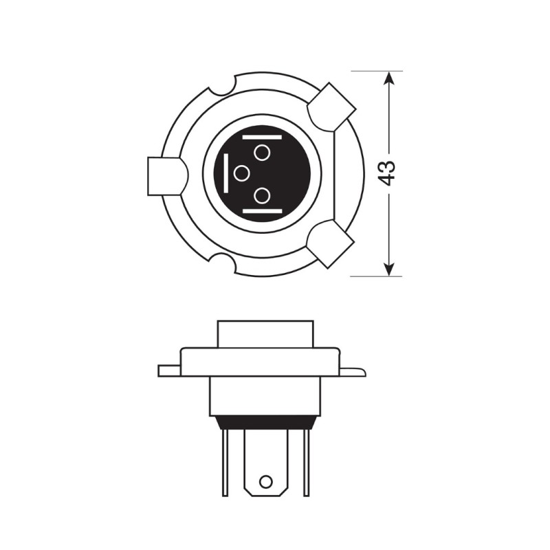 H19 12V 60/55W PU43t-3 1700/1200 lm STANDARD LINE ΑΛΟΓΟΝΟΥ (ΚΟΥΤΙ) - 1 ΤΕΜ. - Lampa - L5803.8 H19 12V 60/55W PU43t-3 1700/1200 lm STANDARD LINE ΑΛΟΓΟΝΟΥ (ΚΟΥΤΙ) - 1 ΤΕΜ. - Lampa - L5803.8