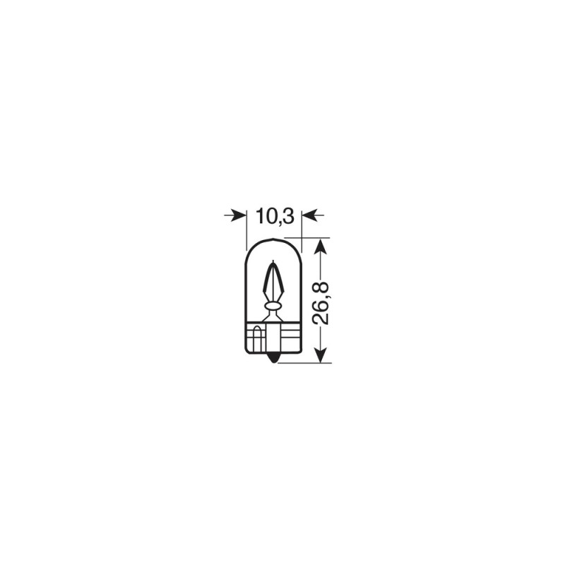 ΛΑΜΠΑ ΑΚΑΛΥΚΗ 12V/W5W 5W - Lampa - L5810.5 ΛΑΜΠΑ ΑΚΑΛΥΚΗ 12V/W5W 5W - Lampa - L5810.5