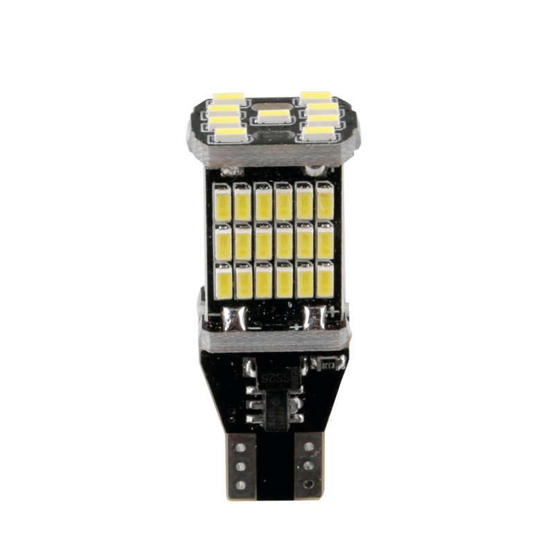 T15 12-18V W2,1x9,5d 6.500K 360lm 45SMD LED ΛΕΥΚΟ (ΚΑΡΦΩΤΟ-ΔΙΠΛΗΣ ΠΟΛΙΚΟΤΗΤΑΣ) 2ΤΕΜ. - Lampa - L5838.9 T15 12-18V W2,1x9,5d 6.500K 360lm 45SMD LED ΛΕΥΚΟ (ΚΑΡΦΩΤΟ-ΔΙΠΛΗΣ ΠΟΛΙΚΟΤΗΤΑΣ) 2ΤΕΜ. - Lampa - L5838.9