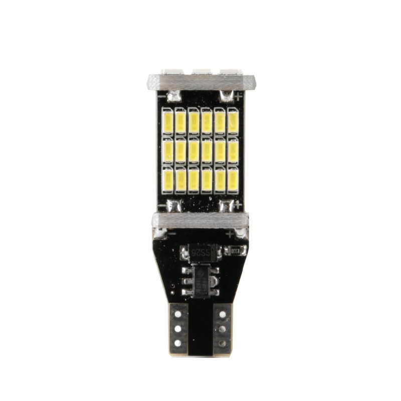 T15 12-18V W2,1x9,5d 6.500K 360lm 45SMD LED ΛΕΥΚΟ (ΚΑΡΦΩΤΟ-ΔΙΠΛΗΣ ΠΟΛΙΚΟΤΗΤΑΣ) 2ΤΕΜ. - Lampa - L5838.9 T15 12-18V W2,1x9,5d 6.500K 360lm 45SMD LED ΛΕΥΚΟ (ΚΑΡΦΩΤΟ-ΔΙΠΛΗΣ ΠΟΛΙΚΟΤΗΤΑΣ) 2ΤΕΜ. - Lampa - L5838.9