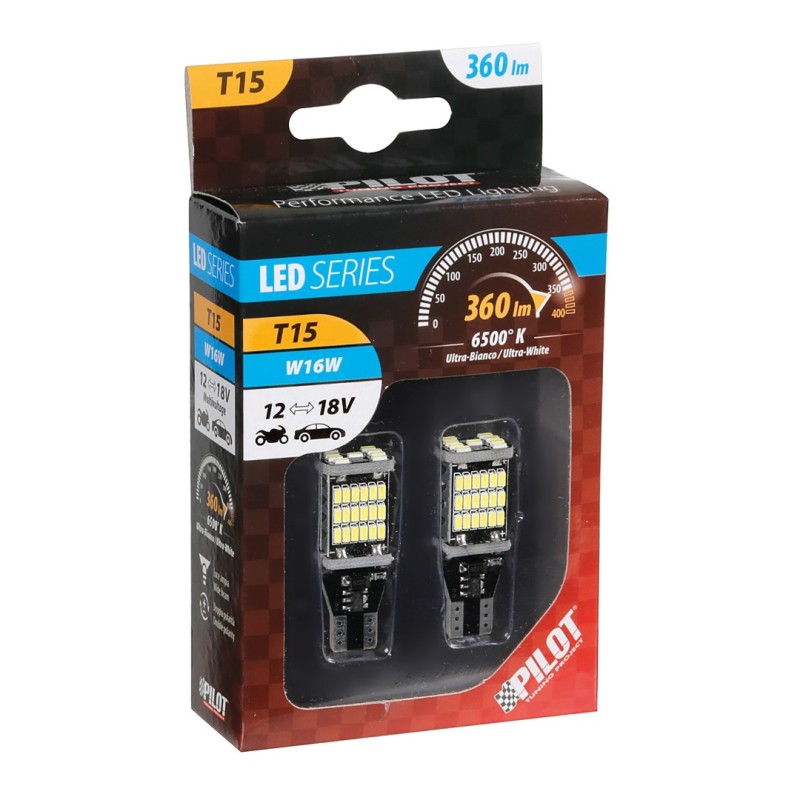 T15 12-18V W2,1x9,5d 6.500K 360lm 45SMD LED ΛΕΥΚΟ (ΚΑΡΦΩΤΟ-ΔΙΠΛΗΣ ΠΟΛΙΚΟΤΗΤΑΣ) 2ΤΕΜ. - Lampa - L5838.9 T15 12-18V W2,1x9,5d 6.500K 360lm 45SMD LED ΛΕΥΚΟ (ΚΑΡΦΩΤΟ-ΔΙΠΛΗΣ ΠΟΛΙΚΟΤΗΤΑΣ) 2ΤΕΜ. - Lampa - L5838.9