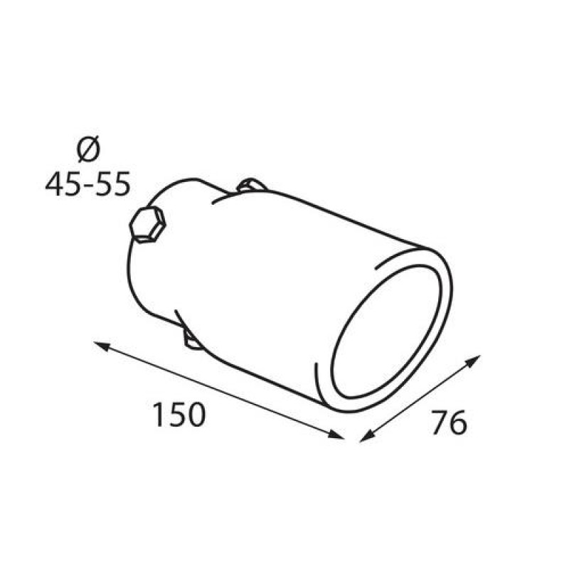 ΑΚΡΟ ΕΞΑΤΜΙΣΗΣ TS-07 45-55mm - ΣΤΡΟΓΓΥΛΟ ΚΟΦΤΟ - Lampa - L6001.6 ΑΚΡΟ ΕΞΑΤΜΙΣΗΣ TS-07 45-55mm - ΣΤΡΟΓΓΥΛΟ ΚΟΦΤΟ - Lampa - L6001.6