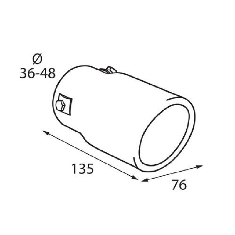 ΑΚΡΟ ΕΞΑΤΜΙΣΗΣ TS-15 36-48mm - ΣΤΡΟΓΓΥΛΟ - Lampa - L6001.9 ΑΚΡΟ ΕΞΑΤΜΙΣΗΣ TS-15 36-48mm - ΣΤΡΟΓΓΥΛΟ - Lampa - L6001.9