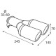 ΑΚΡΟ ΕΞΑΤΜΙΣΗΣ TS-43 Φ 33-60mm - ΔΙΠΛΗ ΑΠΟΛΗΞΗ - Lampa - L6002.0 ΑΚΡΟ ΕΞΑΤΜΙΣΗΣ TS-43 Φ 33-60mm - ΔΙΠΛΗ ΑΠΟΛΗΞΗ - Lampa - L6002.0