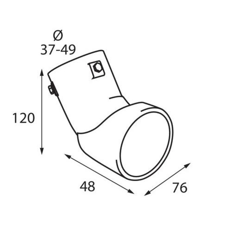 ΑΚΡΟ ΕΞΑΤΜΙΣΗΣ TS-60 37-49mm - ΛΟΞΟ 70 ΜΟΙΡΕΣ - Lampa - L6004.4 ΑΚΡΟ ΕΞΑΤΜΙΣΗΣ TS-60 37-49mm - ΛΟΞΟ 70 ΜΟΙΡΕΣ - Lampa - L6004.4