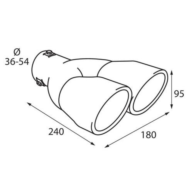 ΑΚΡΟ ΕΞΑΤΜΙΣΗΣ TS-22 Φ 36-54mm - ΔΙΠΛΗ ΑΠΟΛΗΞΗ - Lampa - L6007.6 ΑΚΡΟ ΕΞΑΤΜΙΣΗΣ TS-22 Φ 36-54mm - ΔΙΠΛΗ ΑΠΟΛΗΞΗ - Lampa - L6007.6