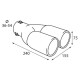 ΑΚΡΟ ΕΞΑΤΜΙΣΗΣ TS-23 Φ 36-54mm - ΔΙΠΛΗ ΑΠΟΛΗΞΗ - Lampa - L6007.7 ΑΚΡΟ ΕΞΑΤΜΙΣΗΣ TS-23 Φ 36-54mm - ΔΙΠΛΗ ΑΠΟΛΗΞΗ - Lampa - L6007.7