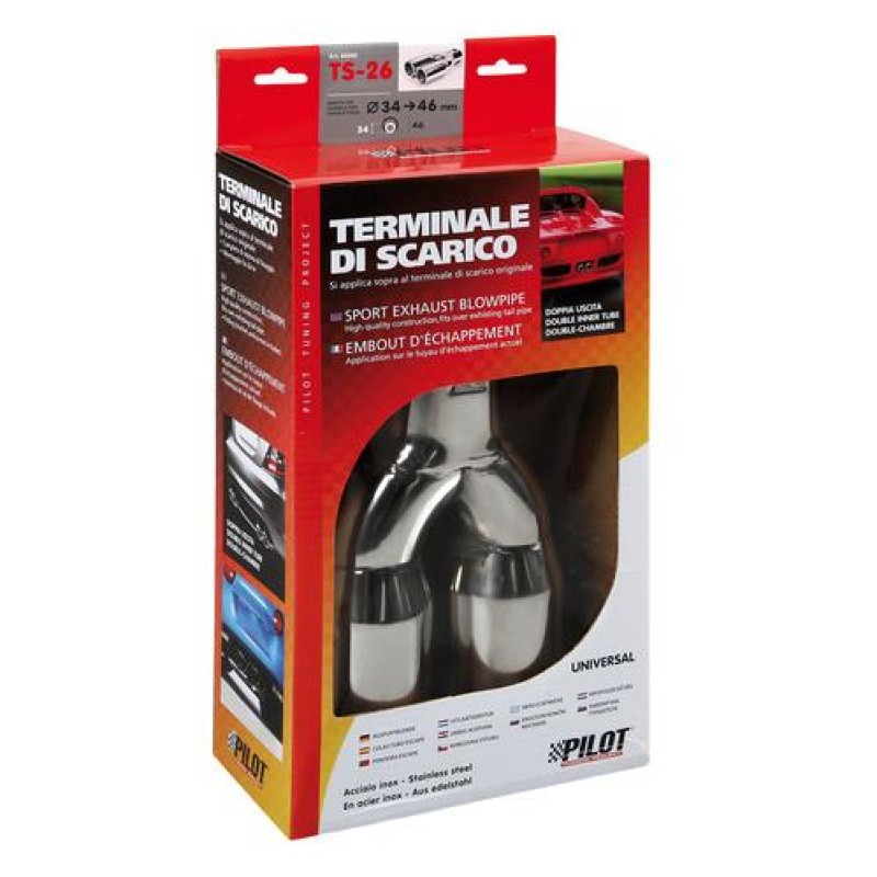 ΑΚΡΟ ΕΞΑΤΜΙΣΗΣ TS-26 Φ 34-46mm - ΔΙΠΛΗ ΑΠΟΛΗΞΗ - Lampa - L6008.0 ΑΚΡΟ ΕΞΑΤΜΙΣΗΣ TS-26 Φ 34-46mm - ΔΙΠΛΗ ΑΠΟΛΗΞΗ - Lampa - L6008.0