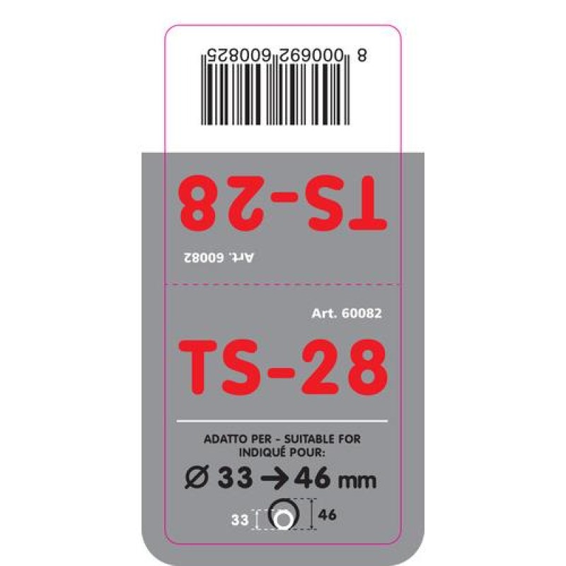ΑΚΡΟ ΕΞΑΤΜΙΣΗΣ TS-28 Φ 33-46 - ΣΤΡΟΓΓΥΛΟ ΛΟΞΟ - Lampa - L6008.2 ΑΚΡΟ ΕΞΑΤΜΙΣΗΣ TS-28 Φ 33-46 - ΣΤΡΟΓΓΥΛΟ ΛΟΞΟ - Lampa - L6008.2