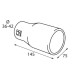 ΑΚΡΟ ΕΞΑΤΜΙΣΗΣ TS-35 Φ 36-42mm - ΣΤΡΟΓΓΥΛΟ - Lampa - L6008.9 ΑΚΡΟ ΕΞΑΤΜΙΣΗΣ TS-35 Φ 36-42mm - ΣΤΡΟΓΓΥΛΟ - Lampa - L6008.9